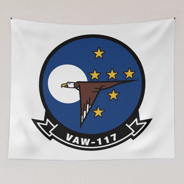 Item preview, US Navy VAW-117 Wallbangers Squadron Emblem designed and sold by CharlieDesings.