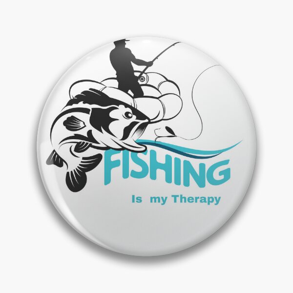 Item preview, Fishing Is My Therapy – Relaxing Angler Quote Design designed and sold by Fouziaart08.