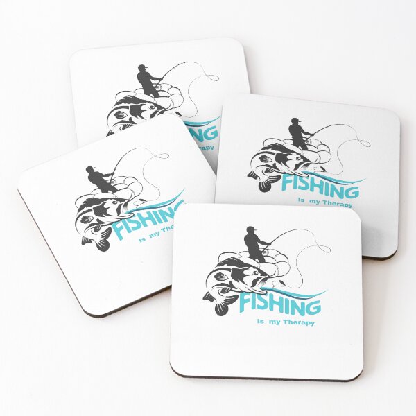 Item preview, Fishing Is My Therapy – Relaxing Angler Quote Design designed and sold by Fouziaart08.