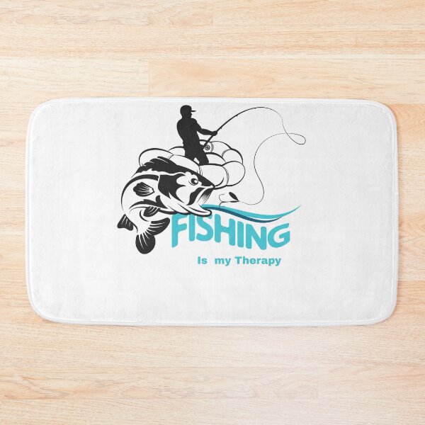 Item preview, Fishing Is My Therapy – Relaxing Angler Quote Design designed and sold by Fouziaart08.