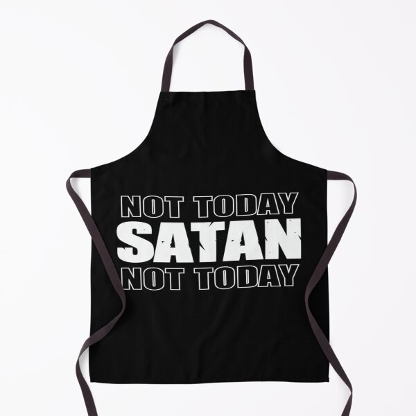 Item preview, Bold “Not Today Satan” Quote – Gothic Anti-Negativity Design for Apparel, Posters & Gifts designed and sold by Bright Nest Studio.