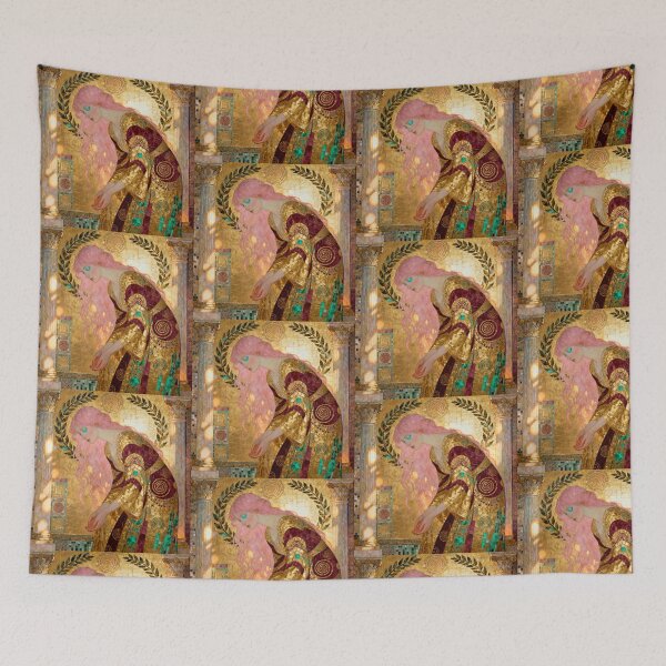 Item preview, Golden Reverence Beautiful Art Nouveau Gustav Klimt stylish art designed and sold by Vintage Designs +.