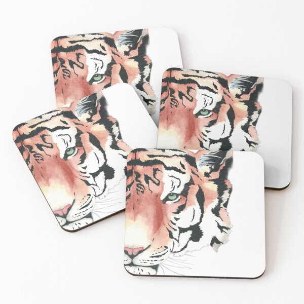 Item preview, Watercolor Tiger Portrait designed and sold by SaskyaFate.