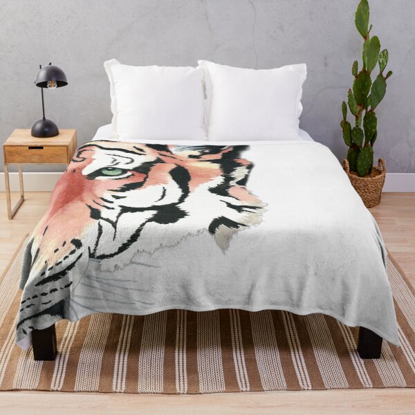 Item preview, Watercolor Tiger Portrait designed and sold by SaskyaFate.