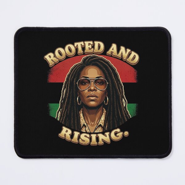 Item preview, Rooted and Rising Pan-African Gold Queen Art designed and sold by QuipQuips.