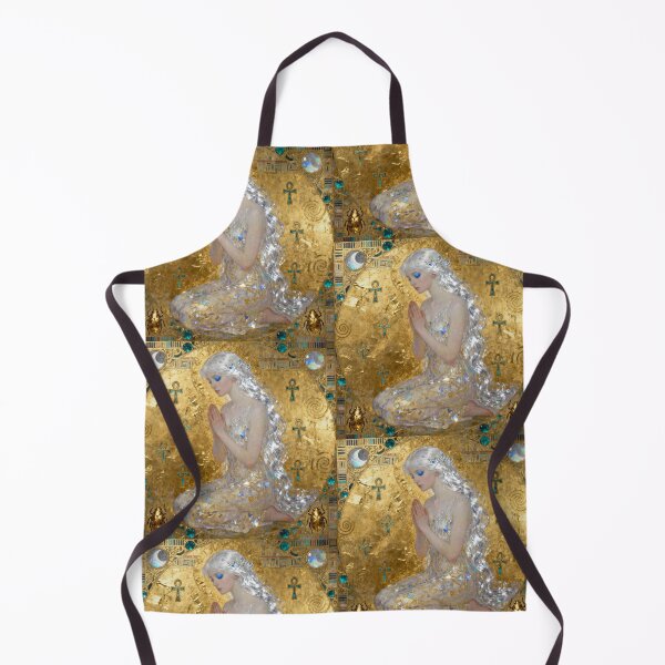 Item preview, Moonstone Devotion Golden Egypt beautiful Art Nouveau Gustav Klimt stylish art designed and sold by Vintage Designs +.