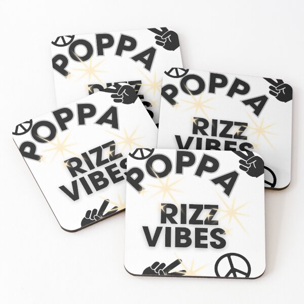 Item preview, Poppa Rizz Vibes - Funny Grandpa Gift Shirt designed and sold by Extremeallie.