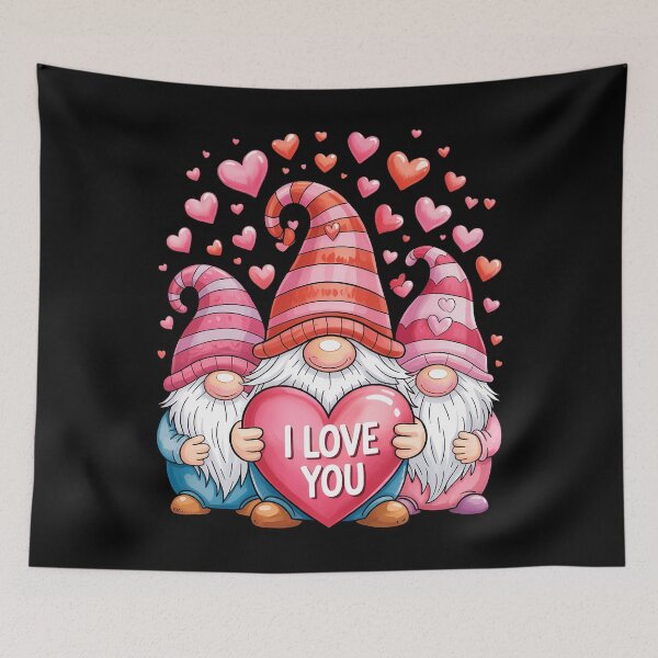 Item preview, Gnomes Valentine_s Day Cute designed and sold by comptorasunfia.