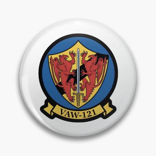 Artikelvorschau, Emblem des US Navy VAW-121 Bluetails Squadron entworfen und verkauft von CharlieDesings.