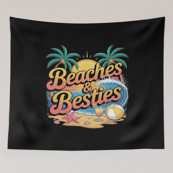 Item preview, Beaches Booze and Besties Funny 70s designed and sold by Libbysharts.