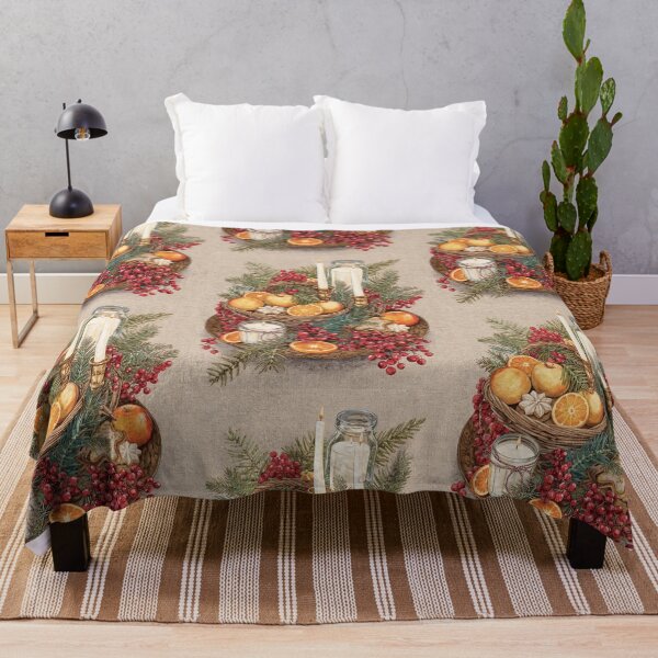 Item preview, Cranberry Orchard Feast – Cottagecore Christmas Table designed and sold by Deezyned.