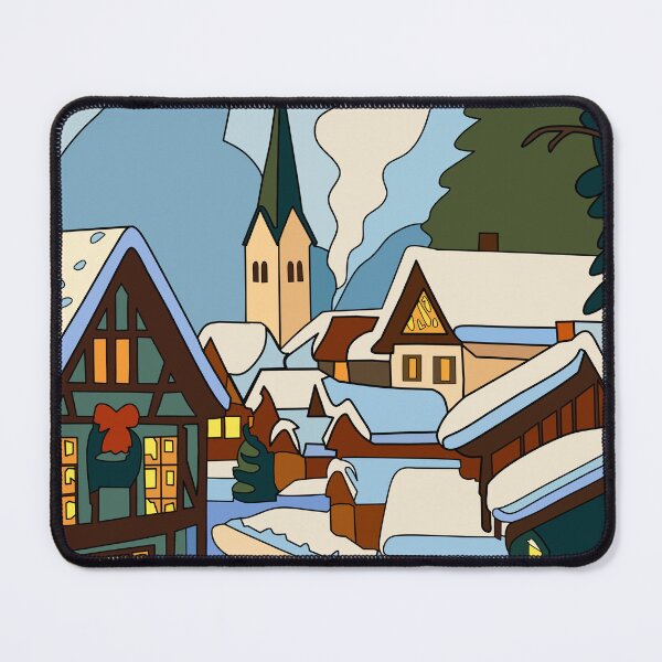 Item preview, Town in Winter designed and sold by HasifArtCollection.