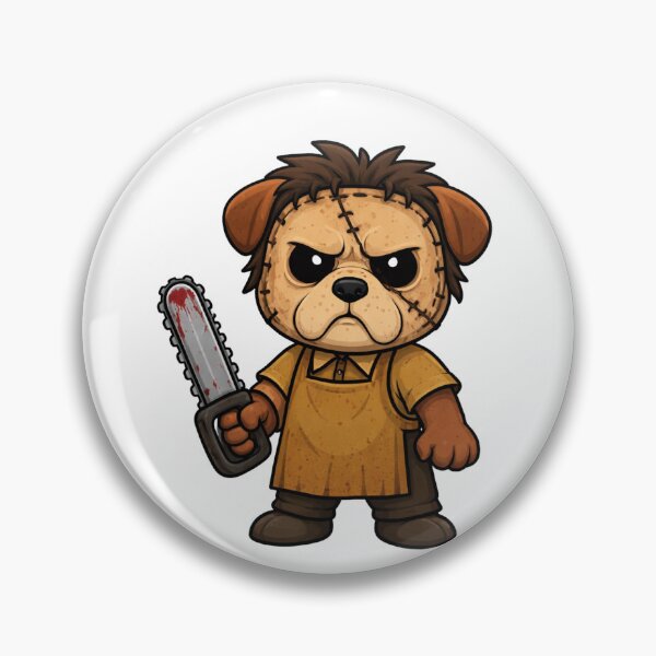 Item preview, Slasher leatherface dog designed and sold by PatternFly.