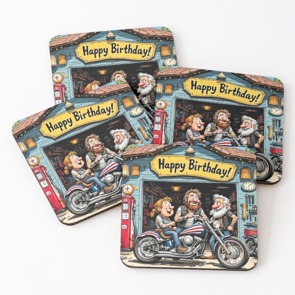 Item preview, Birthday Ride Garage designed and sold by SteadyRolling.