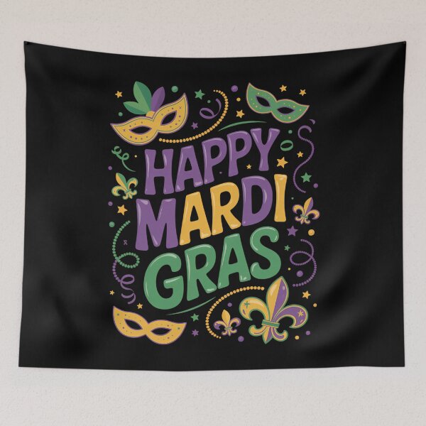 Aperçu de l'œuvre Joyeux Mardi gras créée et vendue par comptorasunfia.
