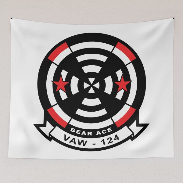 Item preview, US Navy VAW-124 Bear Aces Squadron Emblem designed and sold by CharlieDesings.