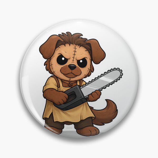 Item preview, Slasher leatherface dog designed and sold by PatternFly.