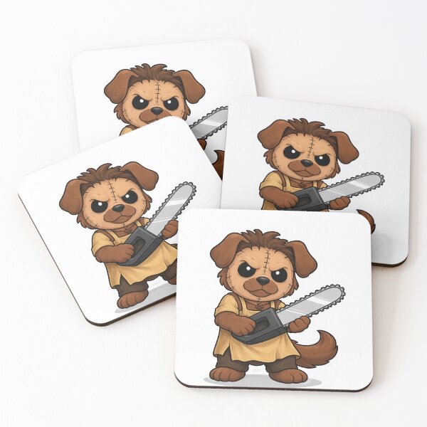 Item preview, Slasher leatherface dog designed and sold by PatternFly.