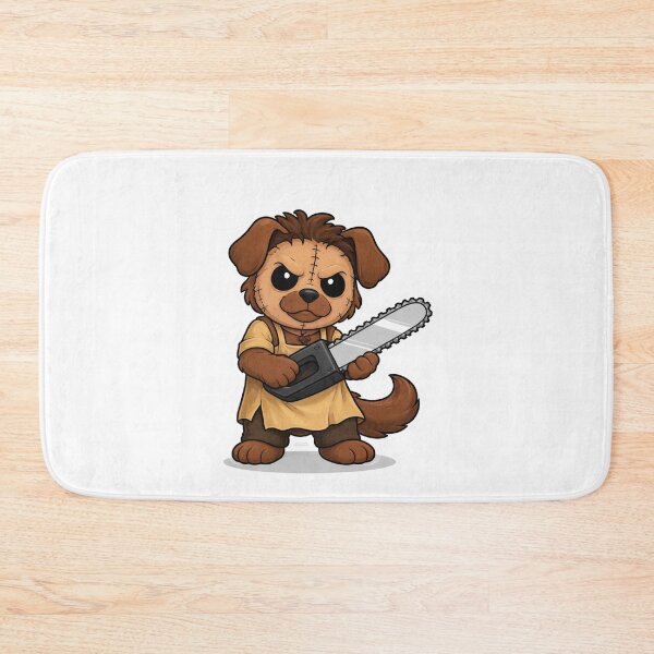 Item preview, Slasher leatherface dog designed and sold by PatternFly.