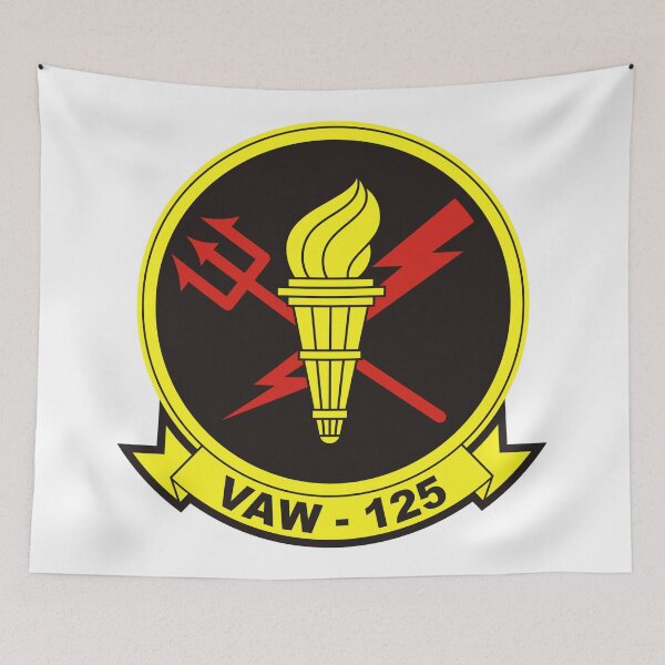 Item preview, US Navy VAW-125 Tigertails Squadron Emblem designed and sold by CharlieDesings.