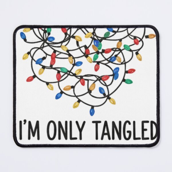 Item preview, I’m Only Tangled For The Holidays | Festive Heart Christmas Lights designed and sold by RainUlan53.