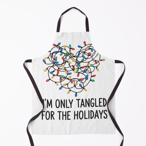 Item preview, I’m Only Tangled For The Holidays | Festive Heart Christmas Lights designed and sold by RainUlan53.