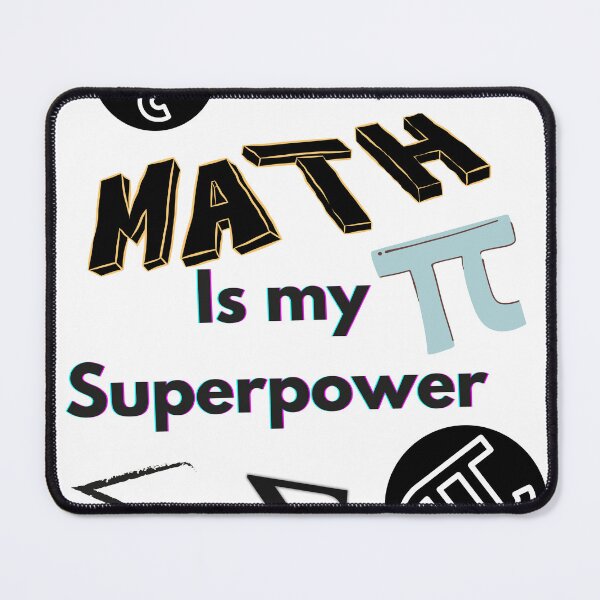 Item preview, : “Math is my Pi Superpower - Funny Math Teacher Gift designed and sold by Extremeallie.