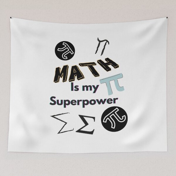 Item preview, : “Math is my Pi Superpower - Funny Math Teacher Gift designed and sold by Extremeallie.