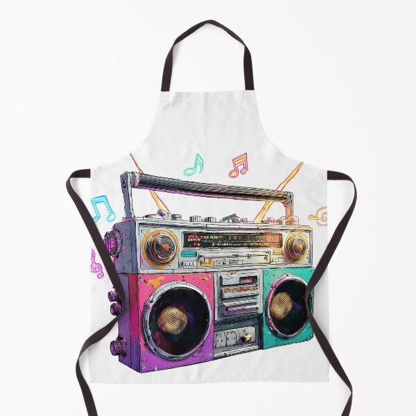 Item preview, Neon Boombox Pop Art Design - Retro 80s 90s Hip Hop Streetwear designed and sold by DesignArtist.ia.