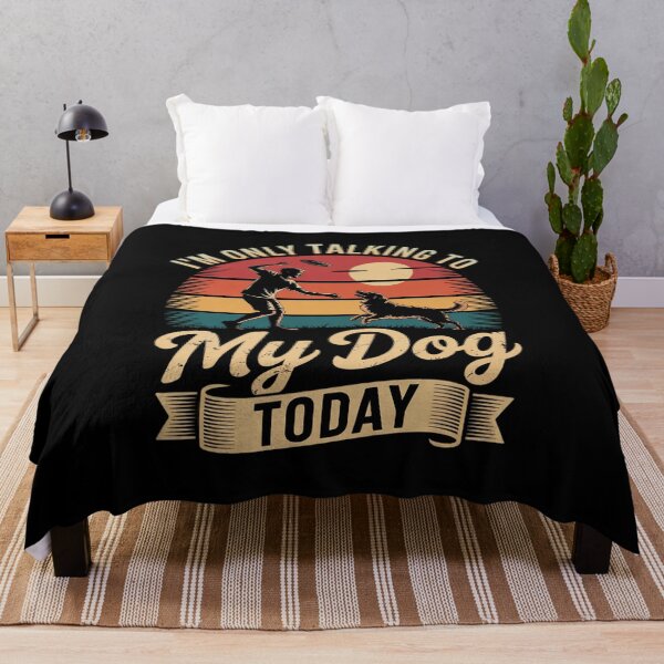 Item preview, I'm Only Talking To My Dog Today, Ladies Dog, Dog Mom designed and sold by FadeOfThrone.