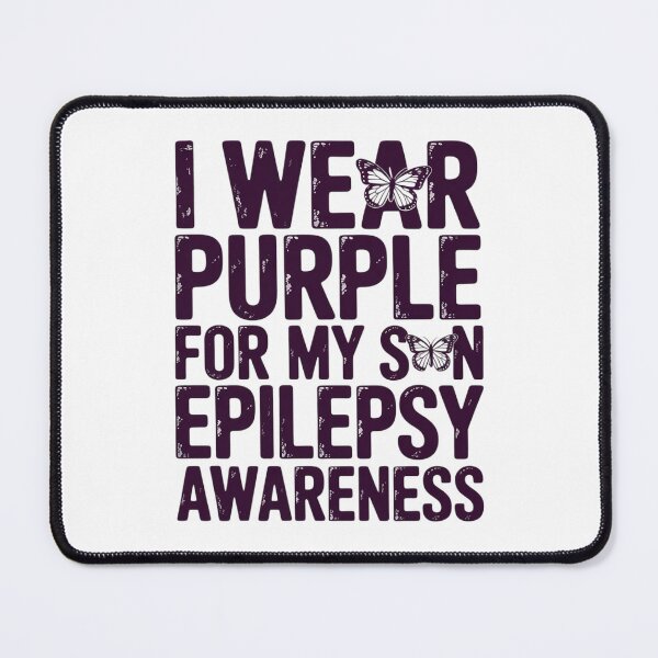 Item preview, I Wear Purple For My Son Epilepsy Awareness, Epilepsy designed and sold by AquaKiev.
