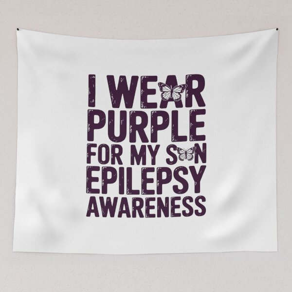 Item preview, I Wear Purple For My Son Epilepsy Awareness, Epilepsy  designed and sold by AquaKiev.