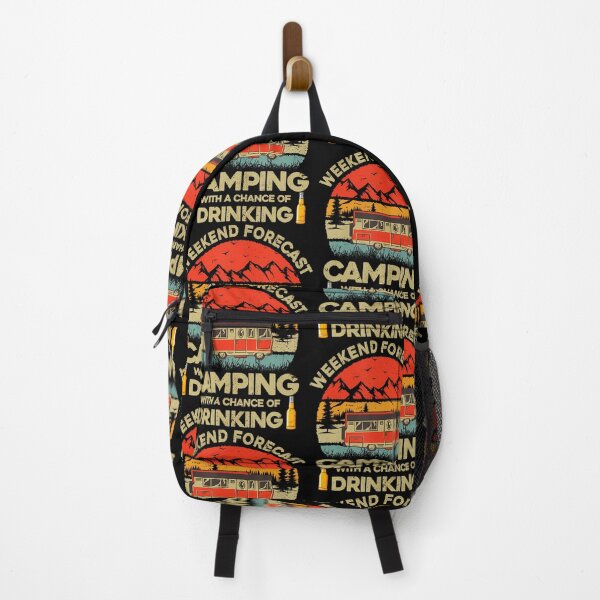 Item preview, Weekend Forecast Camping Chance Of Drinking RV Retro designed and sold by lulunbollax.