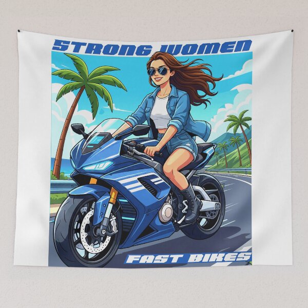 Item preview, Strong Women - Fast Bikes designed and sold by Concept-Hub.