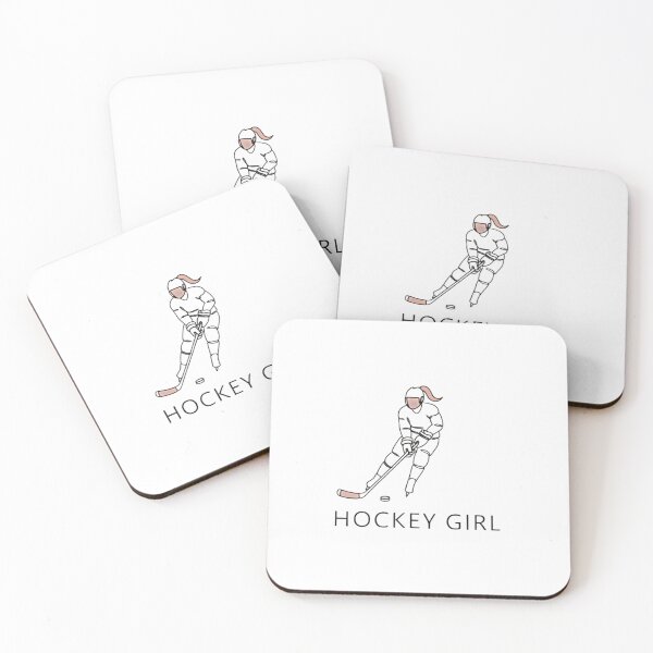 Item preview, Minimalist Hockey Girl Goalie Powerful Focused Ice Defense play designed and sold by HumansStuck12.