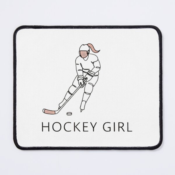 Item preview, Minimalist Hockey Girl Goalie Powerful Focused Ice Defense play designed and sold by HumansStuck12.