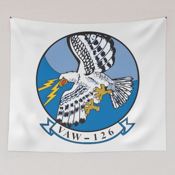 Artikelvorschau, Emblem des Geschwaders VAW-126 Seahawks der US Navy entworfen und verkauft von CharlieDesings.