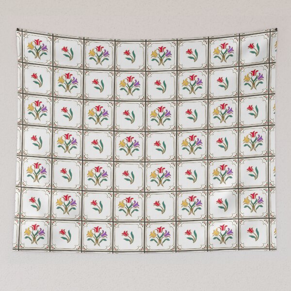 Item preview, Tulip Tiles Multi-Coloured  designed and sold by Indra's Net.