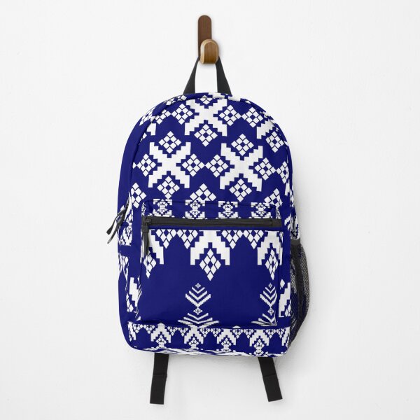 Item preview, Ethnic style pattern - Tree- white on blue designed and sold by Sukjai@Design.