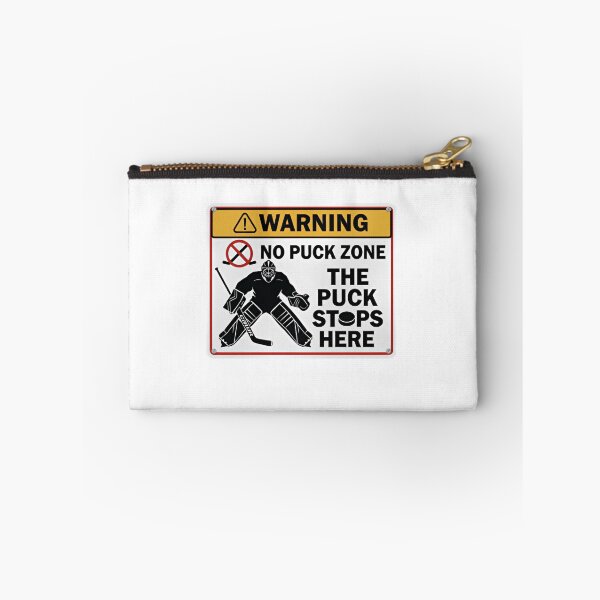 Item preview, Warning Sign No Puck Zone The Puck Stops Here play designed and sold by HumansStuck12.