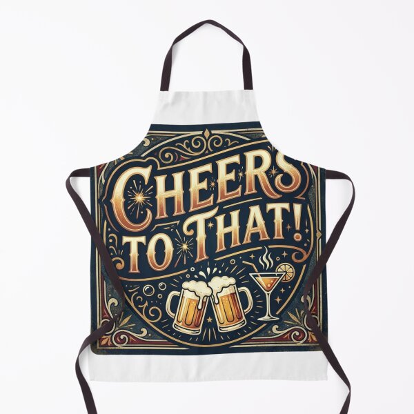 Item preview, Cheers To That Vintage Pub Sign Beer Art designed and sold by OneLineBar.