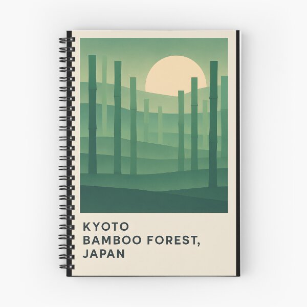 Item preview, Kyoto Bamboo Forest Gradient Vista Poster - Filtered Low Sun designed and sold by Cosmopolis.