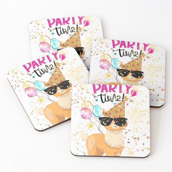Item preview, Festive Llama Party Celebration” designed and sold by Extremeallie.
