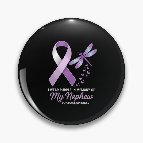 Item preview, I Wear Purple In Memory Of My Nephew Overdose Awareness designed and sold by AquaKiev.