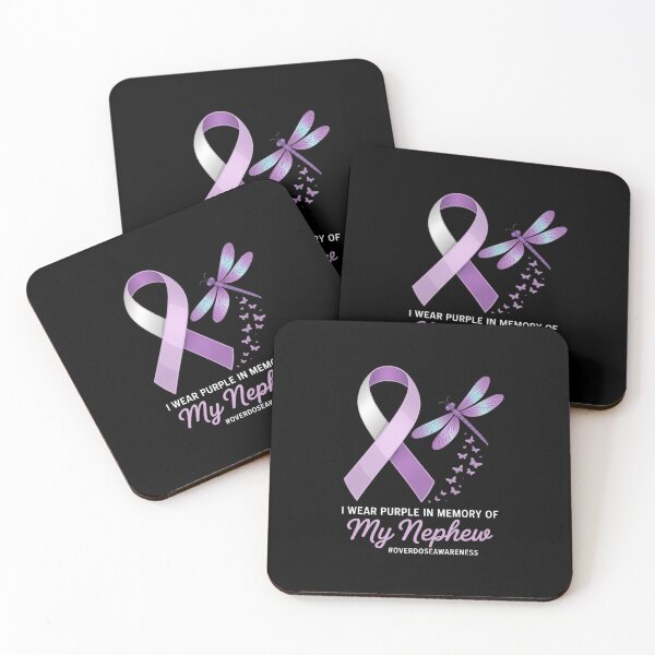 Item preview, I Wear Purple In Memory Of My Nephew Overdose Awareness  designed and sold by AquaKiev.