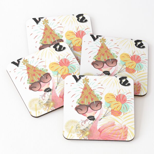 Item preview, Let’s Party - Festive Flamingo designed and sold by Extremeallie.