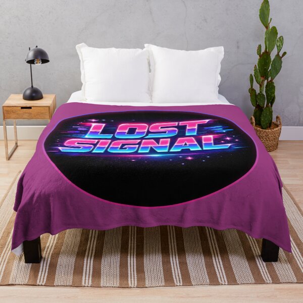 Item preview, Señal perdida: diseño retro vaporwave con estética Y2K designed and sold by Captain-B.