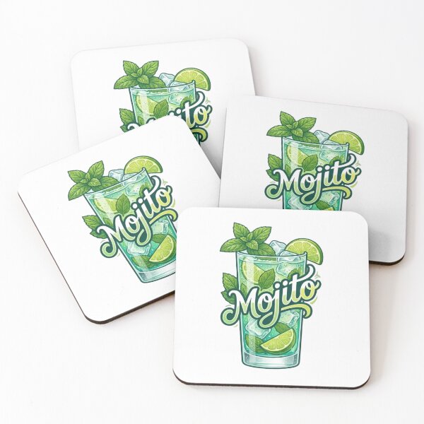 Item preview, Fresh Mojito Cocktail Summer Bar Decor designed and sold by OneLineBar.