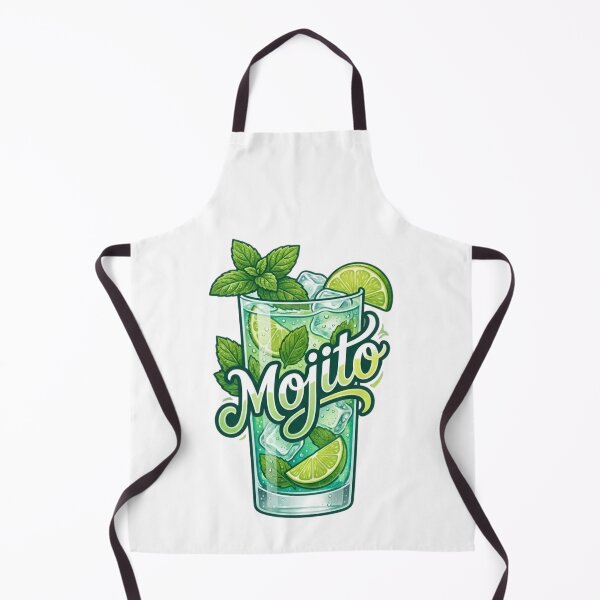 Item preview, Fresh Mojito Cocktail Summer Bar Decor designed and sold by OneLineBar.