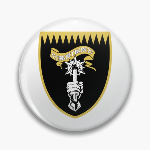 Artikelvorschau, Emblem des US Navy VFA-27 Royal Maces Squadron entworfen und verkauft von CharlieDesings.
